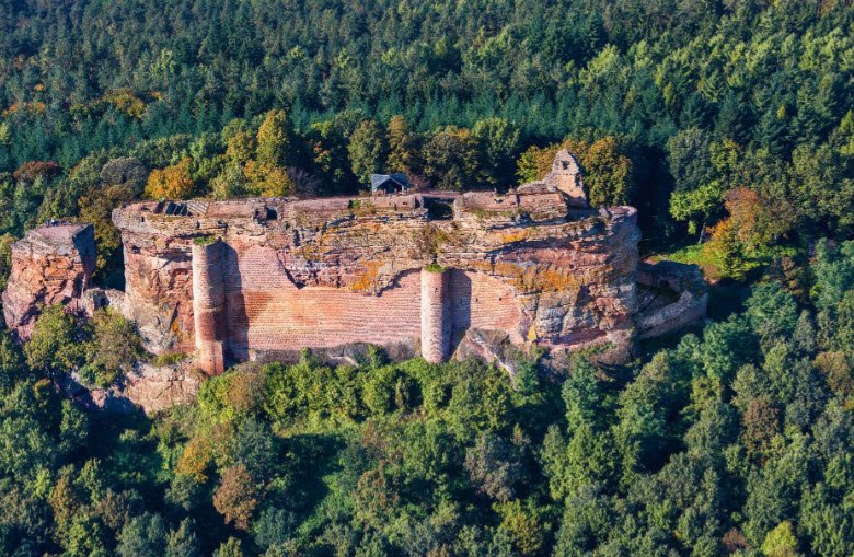 Castle of Fleckenstein, Lembach, Bas-Rhin, France, France
